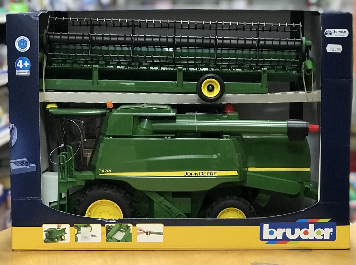 Bruder mietitrebbia Jhon Deere codice 2132