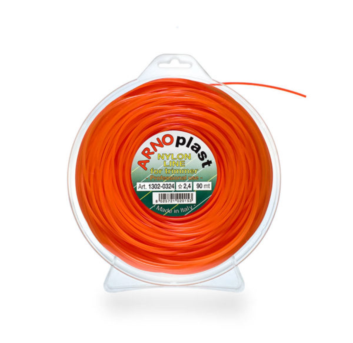 FILO PER DECESPUGLIATORE PROFESSIONALE ARANCIO 48MT X 3,0 MM QUADRO ARNOPLAST