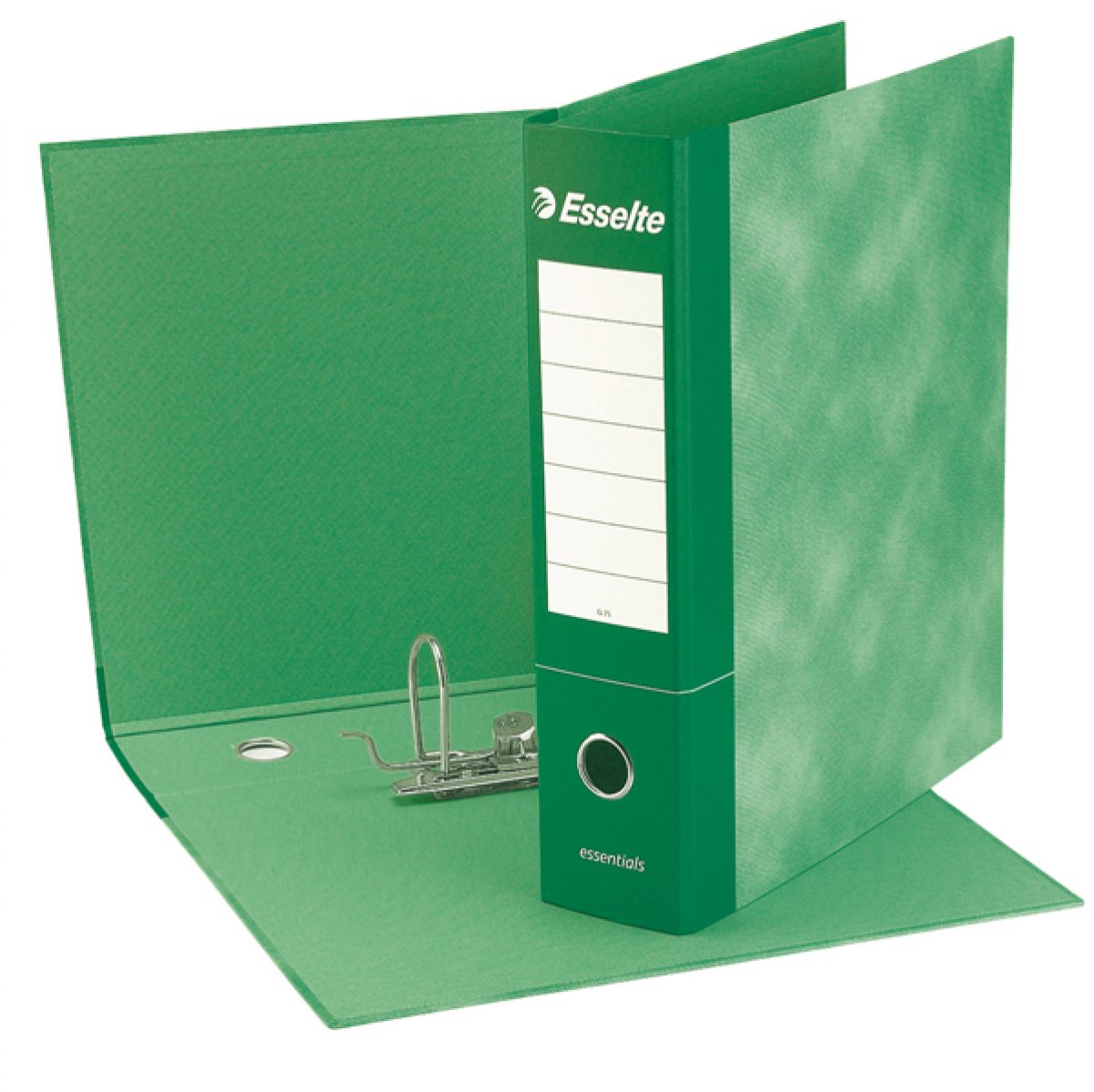 Registratore Essentials G75 - dorso 8 cm - protocollo 23x33 cm  verde 