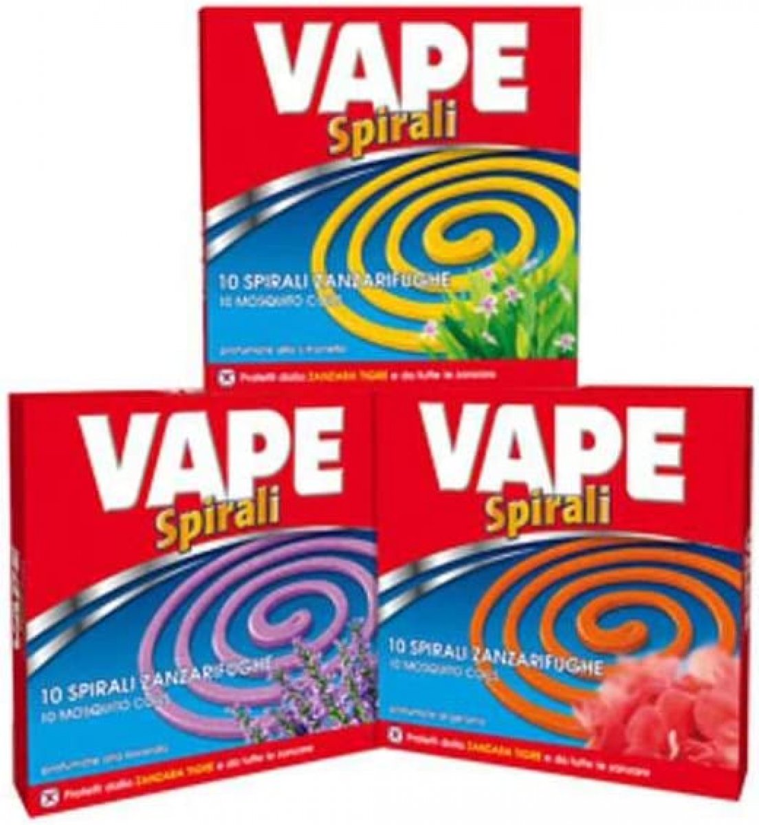 SPIRALI ANTI ZANZARE - PROFUMATE GERANIO 10 PEZZI VAPE