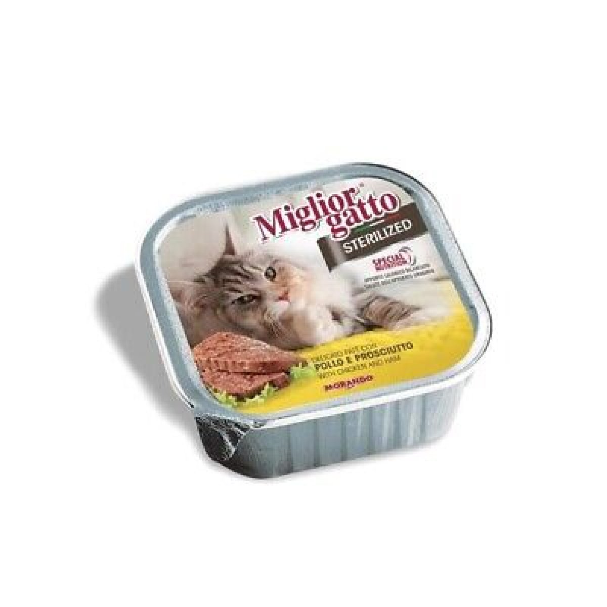 Miglior Gatto Sterilized - Pate’ - Pollo & Prosciutto 100gr 