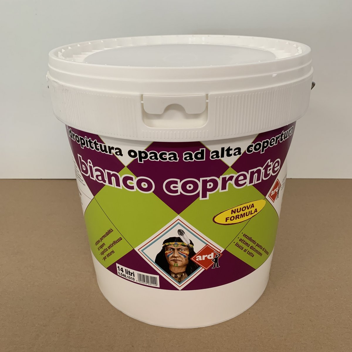 BIANCO COPRENTE ARD-RACCANELLO 14 lt IDROPITTURA OPACA DA INTERNI 14 lt