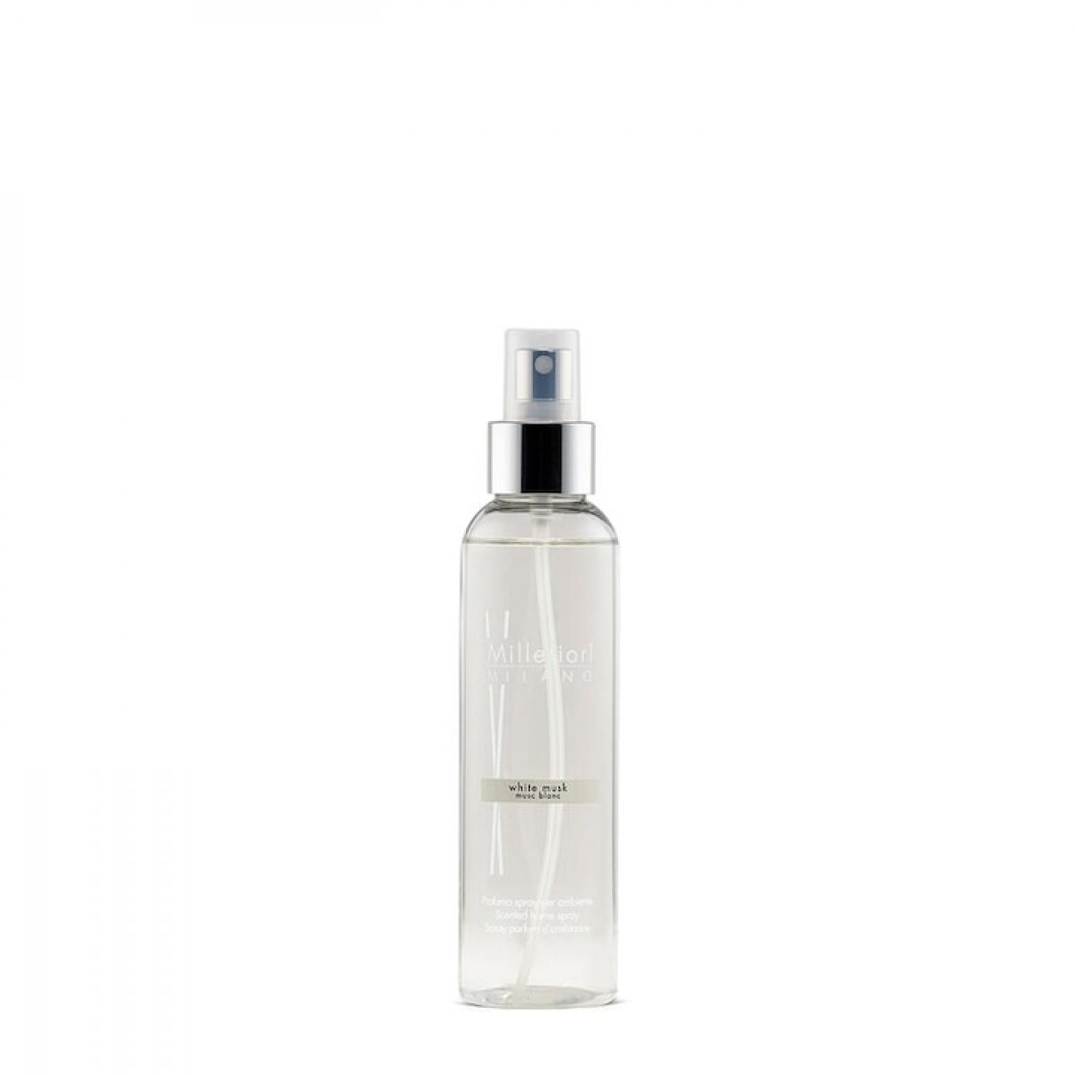 Spray per ambiente Millefiori Milano White Musk - area olfattiva talcata - 150 ml