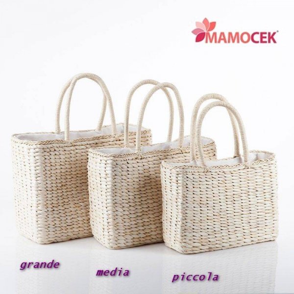 Borse paglia shop mare grandi
