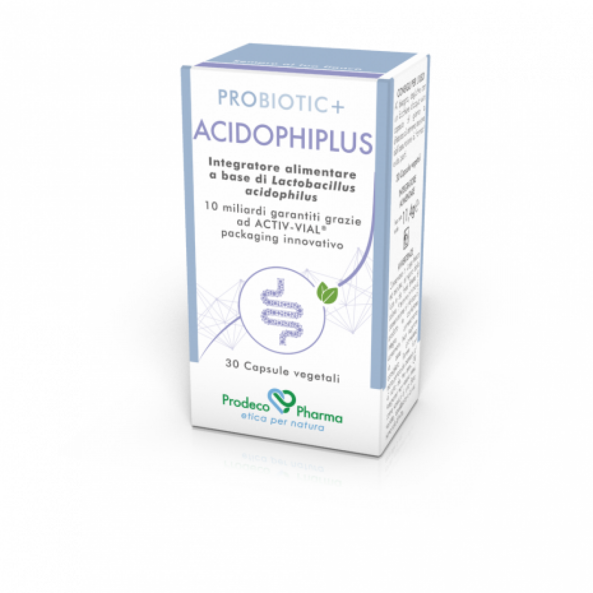 GSE PROBIOTIC+ ACIDOPHIPLUS - Prodeco Pharma GSE PROBIOTIC+ ACIDOPHIPLUS è un integratore alimentare a base di Lactobacillus acidophilus, fermento lattico utile per favorire il fisiologico equilibrio della flora batterica intestinale. Confezione: pilloliera da 30 capsule.