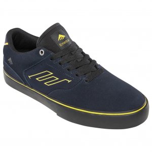 EMERICA SCARPA DA SKATE THE LOW VULC BLACK NAVY