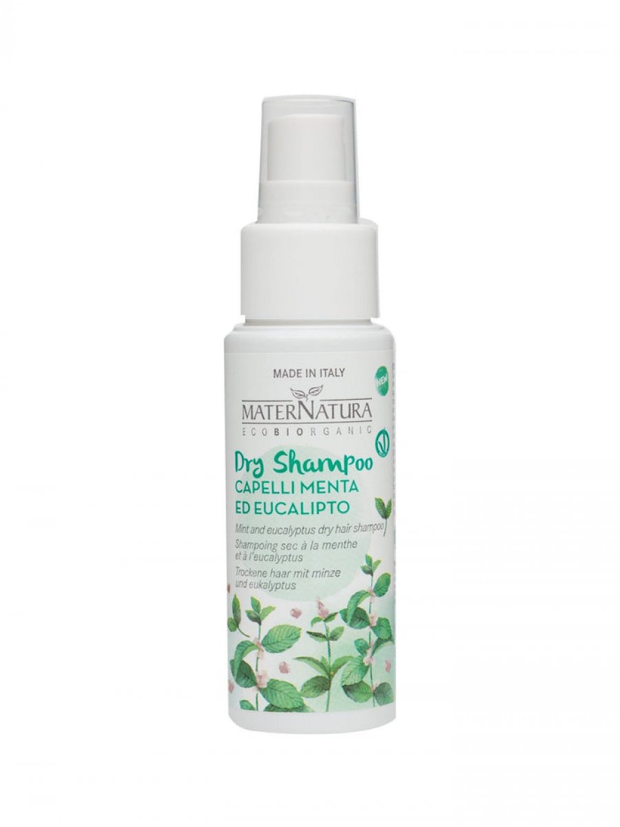 Dry shampoo menta ed eucalipto Maternatura