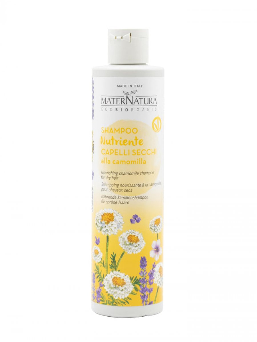 shampoo capelli secchi alla camomilla Maternatura
