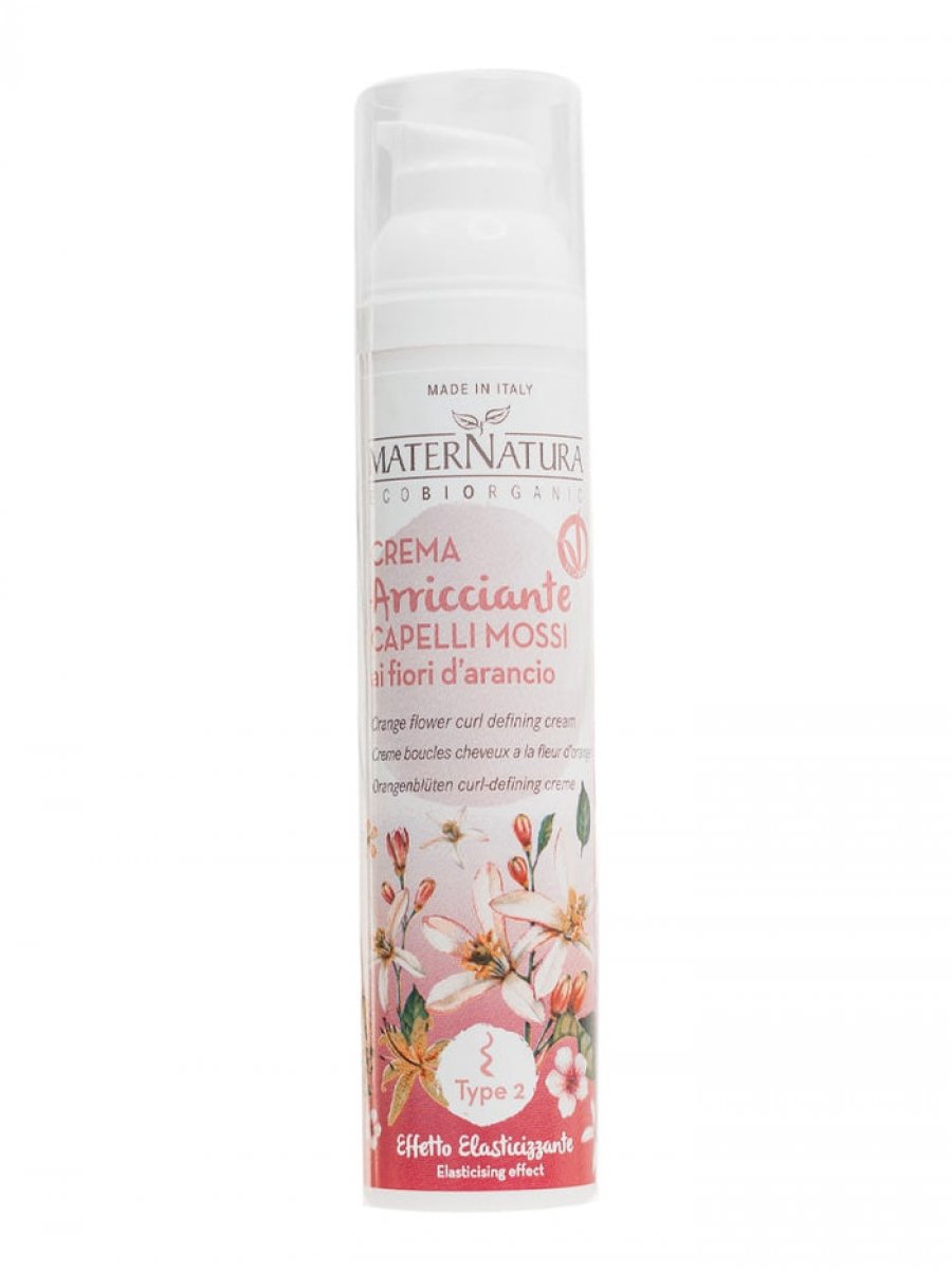 crema arricciante capelli ai fiori d’arancio Maternatura