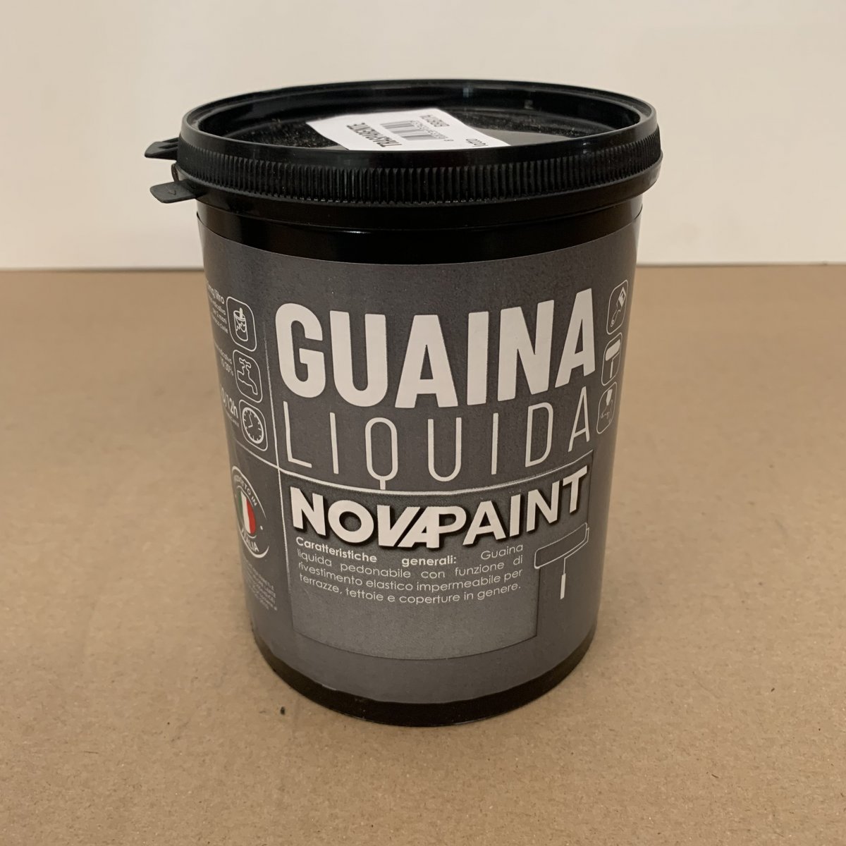 GUAINA LIQUIDA TRASPARENTE IMPERMEABILIZZANTE NOVAPAINT 1 lt GUAINA LIQUIDA TRASPARENTE 1 lt