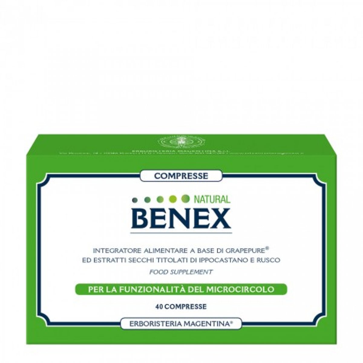 Compresse Natural Benex Erboristeria Magentina
