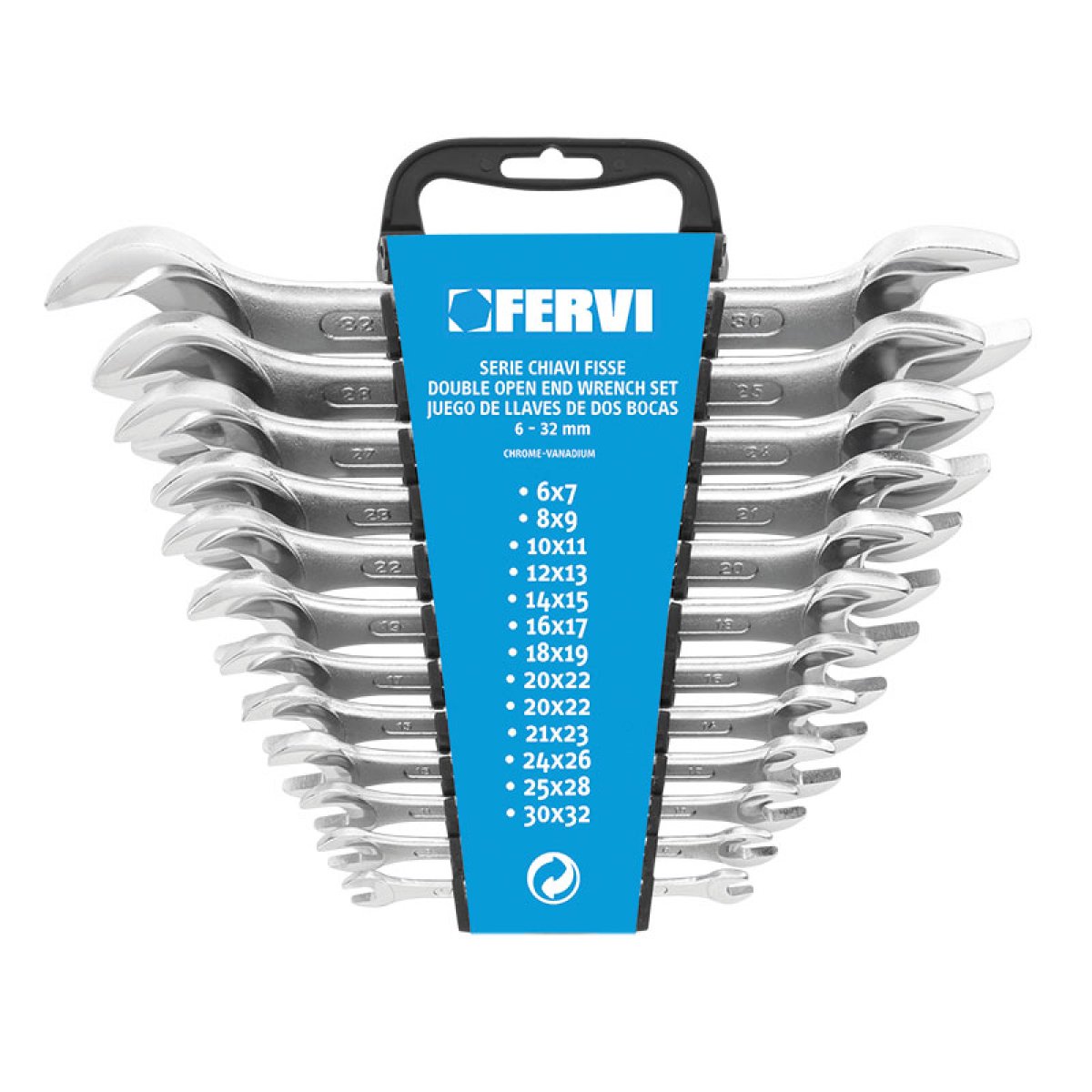 SERIE CHIAVI FISSE 6-32 12 PZ FERVI