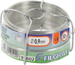 Filo zincato ø 0.9mm bobina da 50m