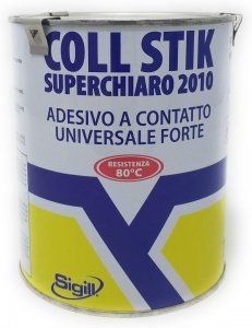 Adesivo universale a contatto forte COLL STIK 2010 Barattolo ml.750