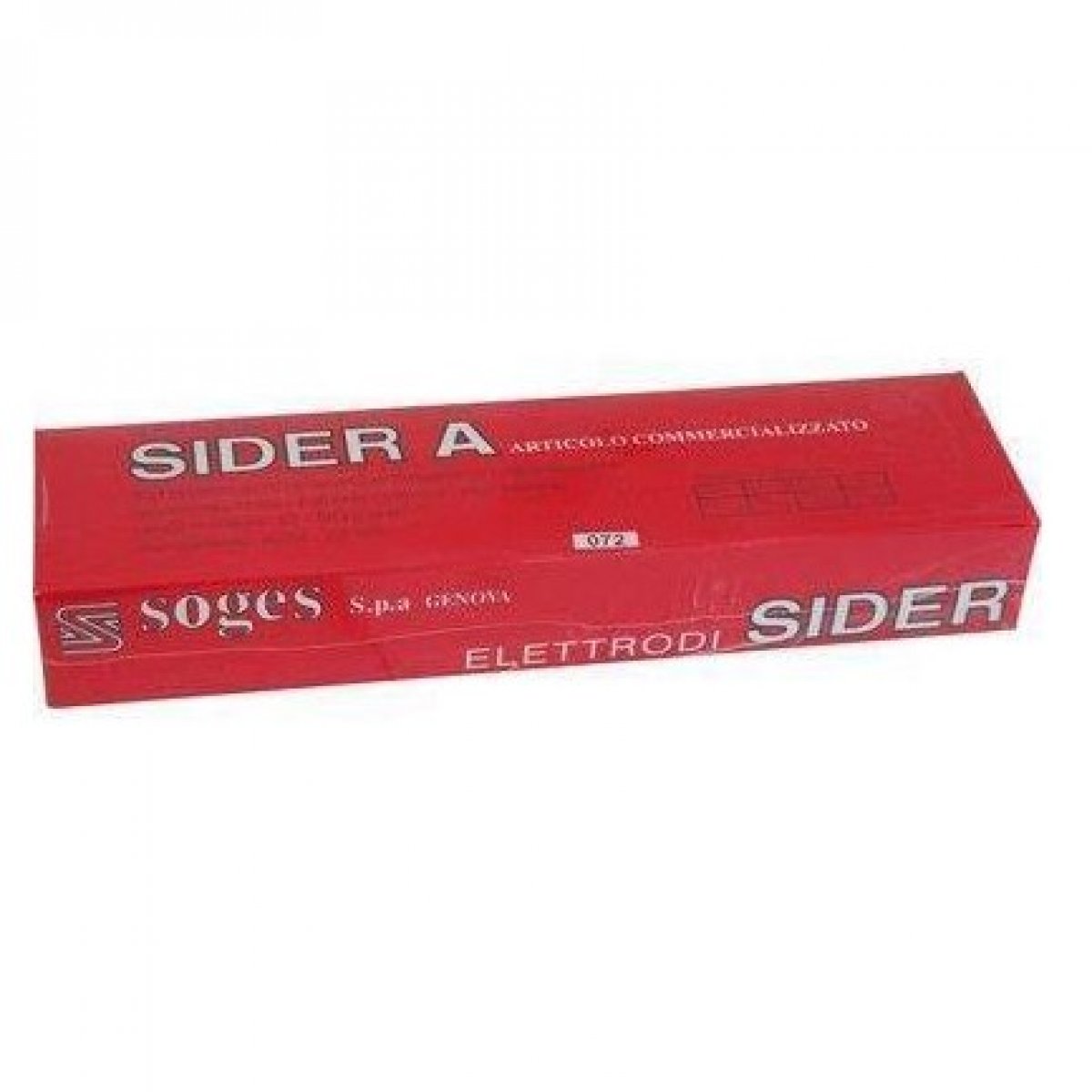 ELETTRODI BASICI SIDER A Ø 2.50x300 CONFEZIONE DA 200 PEZZI SOGES