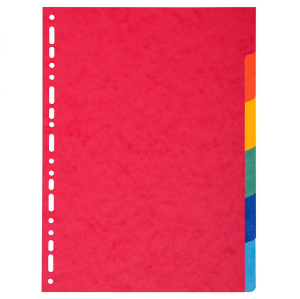 Separatore 6 tacche - A4 - multicolore
