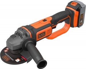 SMERIGLIATRICE ANGOLARE 18V LITIO 4.0Ah BLACK+DECKER