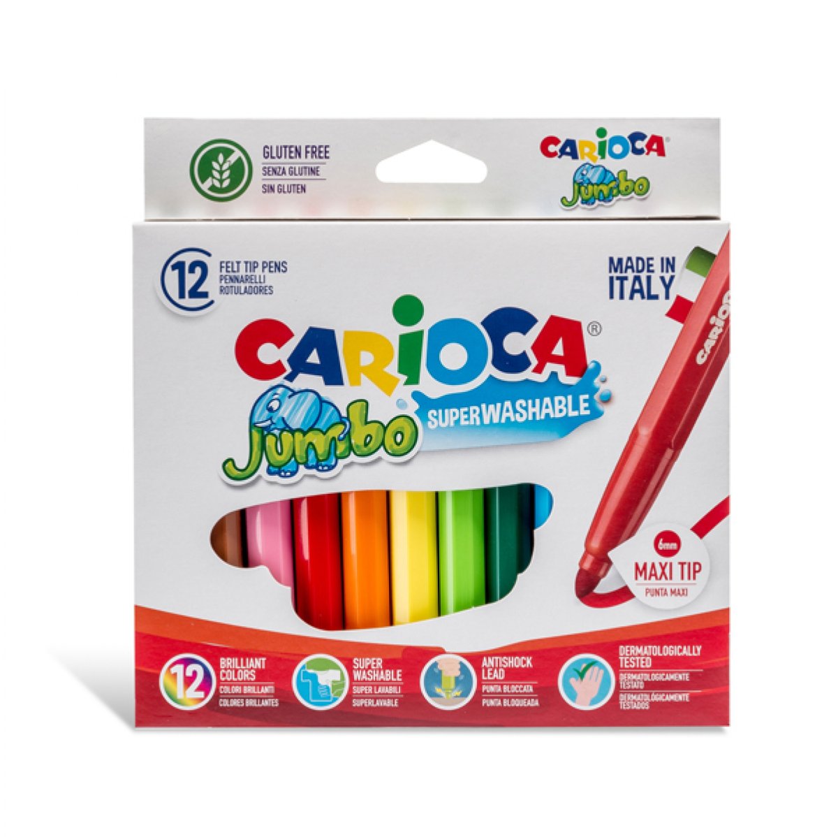 PENNARELLI CARIOCA JUMBO DA 12