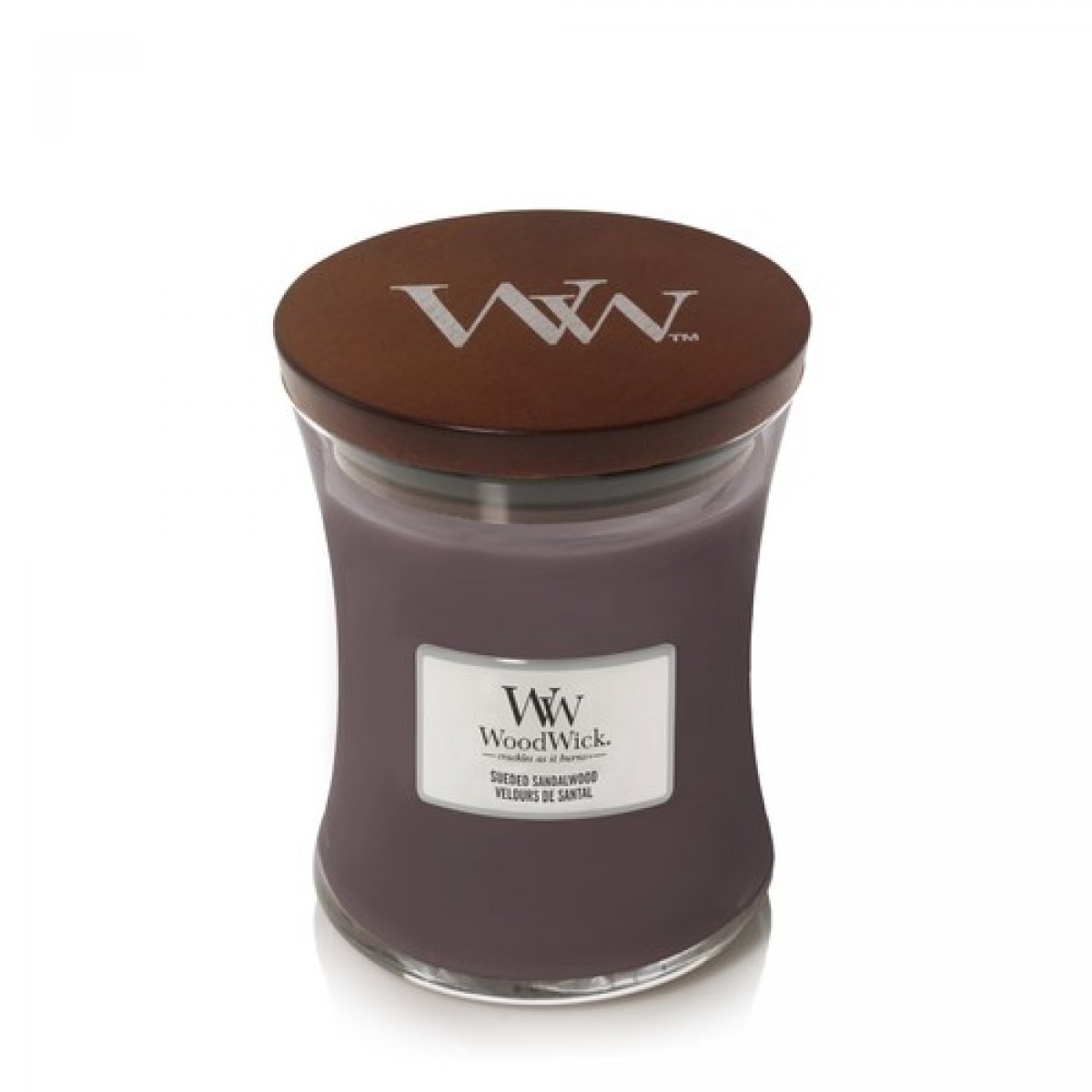 Candela a clessidra media Sueded Sandalwood- 658 g