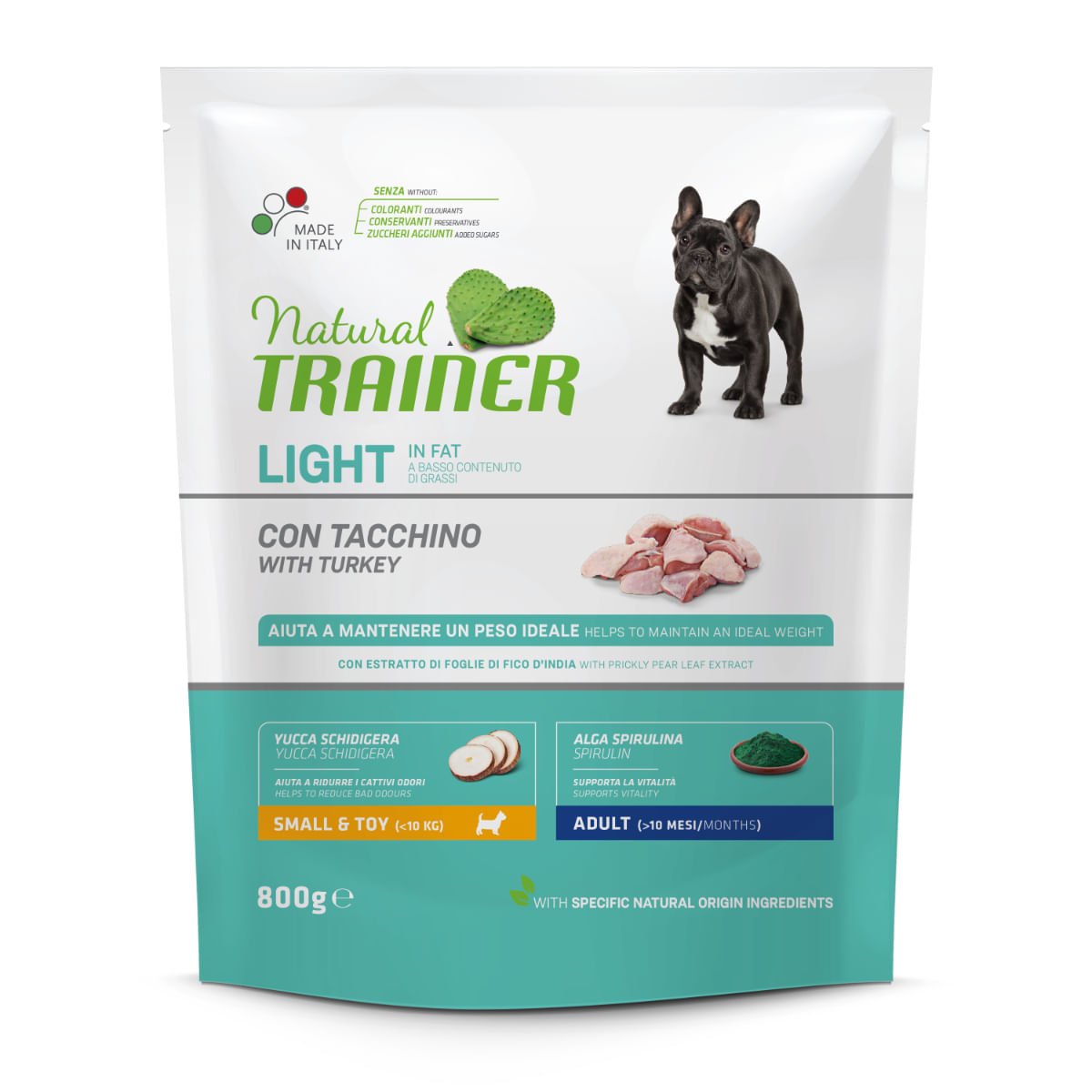 NATURAL TRAINER Light Adult TACCHINO 800gr 