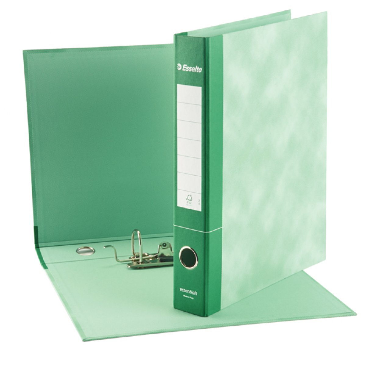 Registratore Essentials G75 - dorso 5 cm - protocollo 23x33 cm  verde 