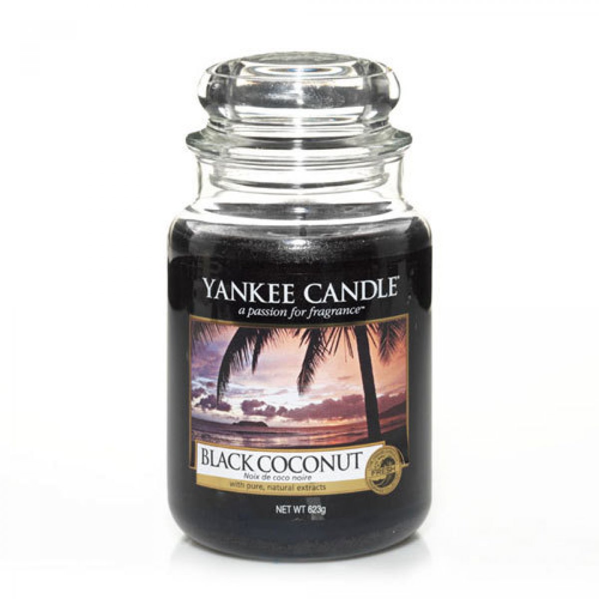 Giara grande Yankee Candle Black Coconut Fragranza floreale
