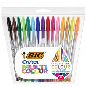 BIC CRISTAL CF 15 COLORI