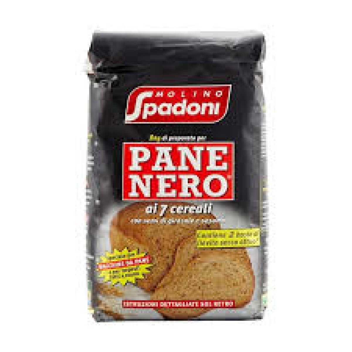 spadoni preparato per pane nero 1 kg 