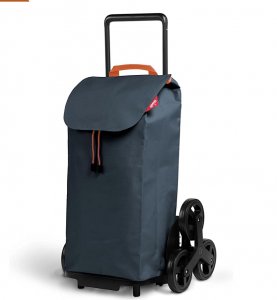 Carrello della spesa tre ruote GIMI grigio XXL 52 litri
