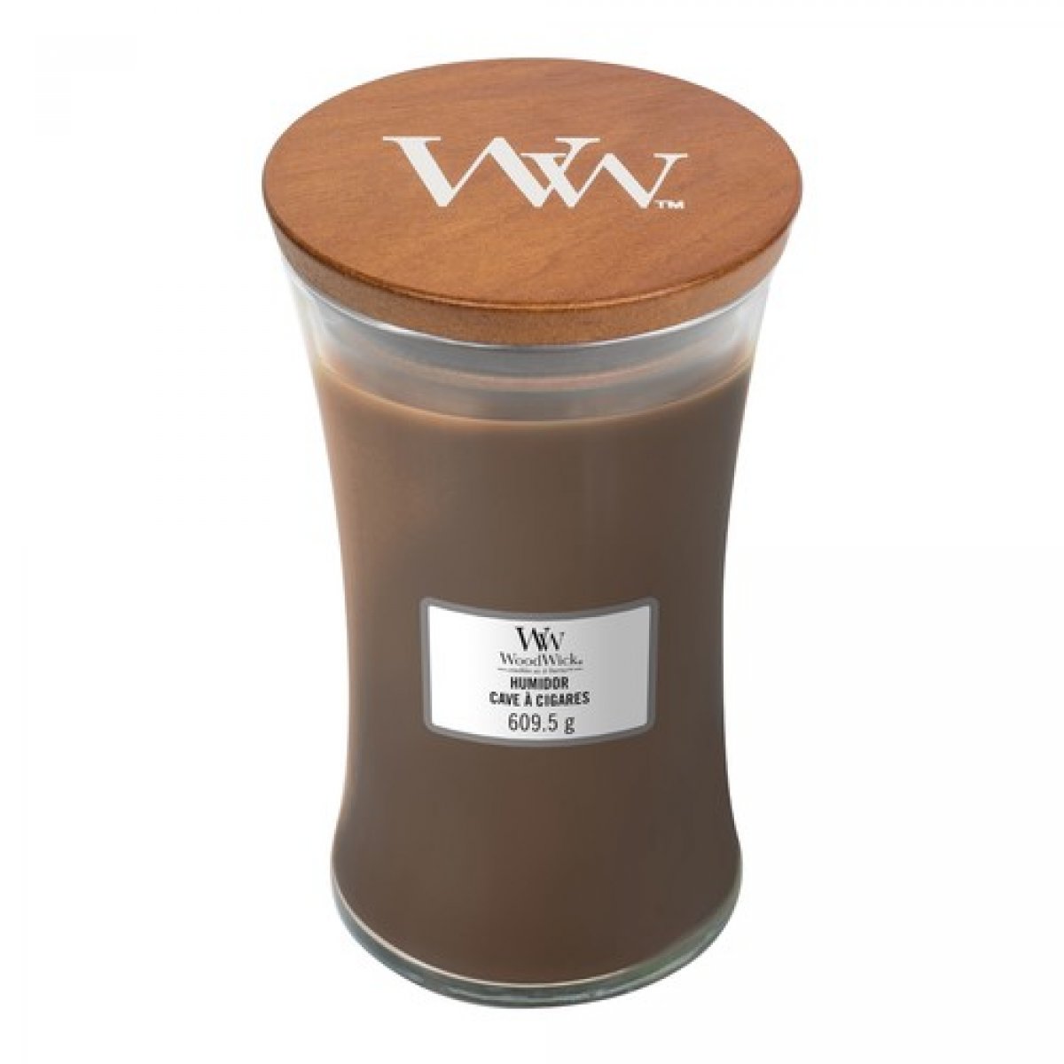 Candela a clessidra grande Humidor Woodwick - 1134 g