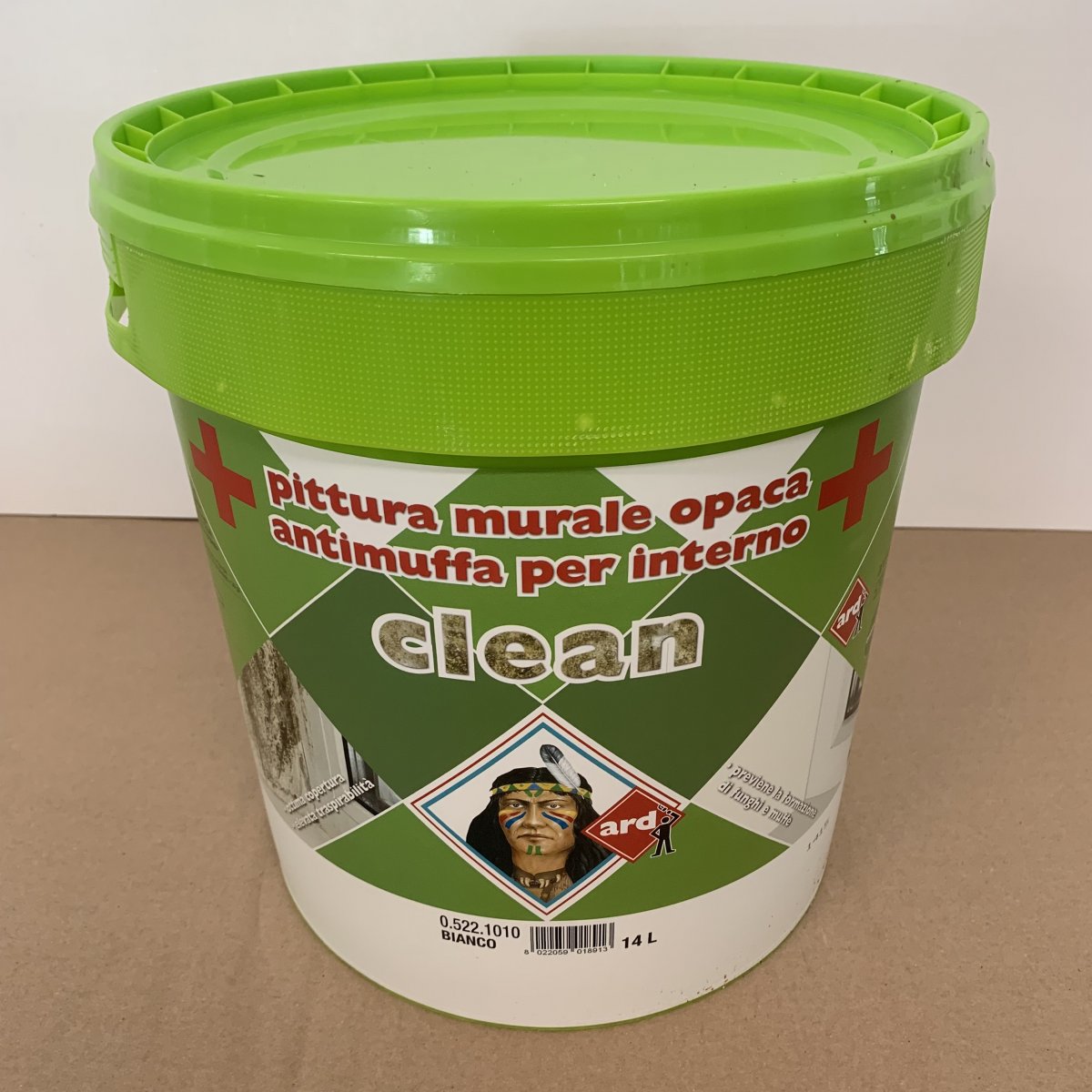 IDROPITTURA MURALE OPACA ANTIMUFFA PER INTERNO 14 lt CLEAN ANTIMUFFA ARD RACCANELLO 14 LT