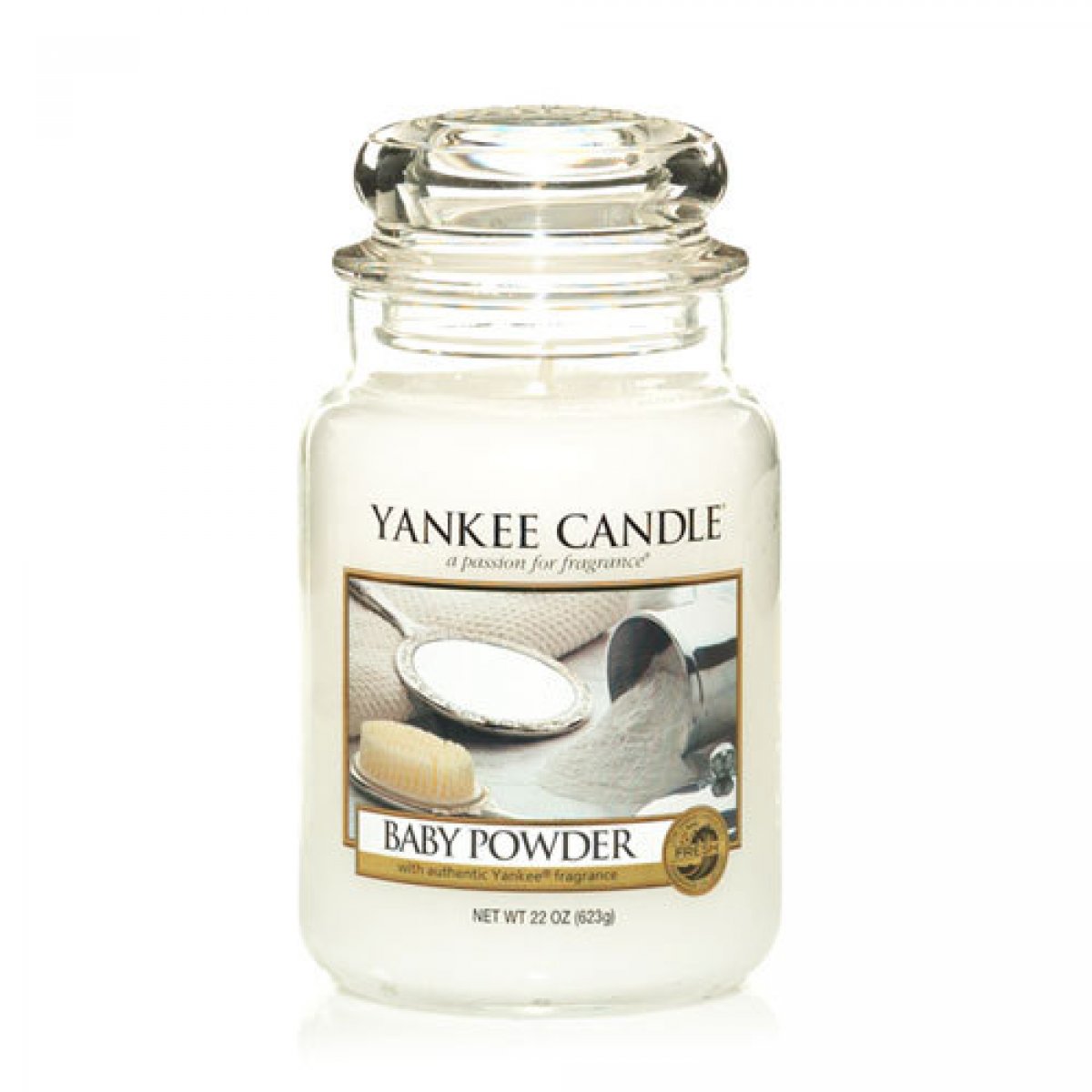 Giara grande Yankee Candle Baby Powder Fragranza fresco pulito