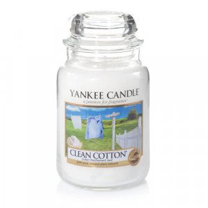 Giara grande Yankee Candle Clean Cotton