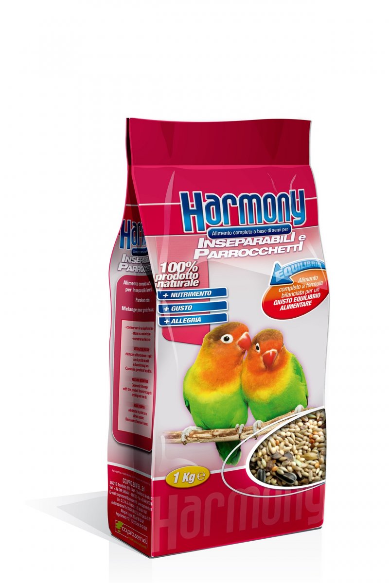 CoProSemEl Harmony Inseparabili e Parrocchetti 1kg 