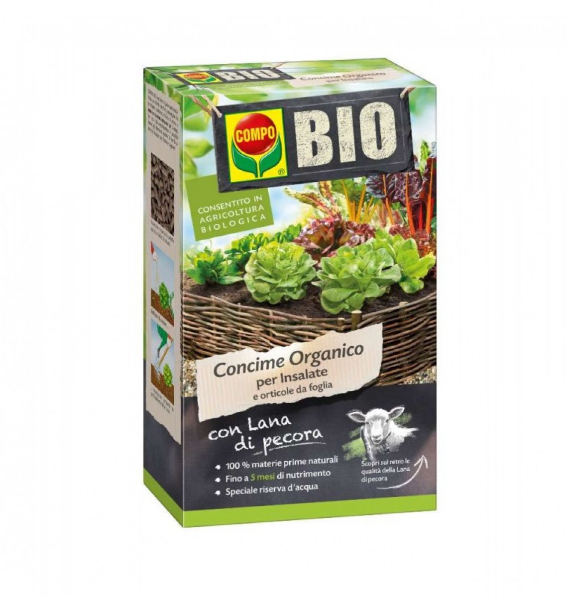 Concime organico per insalate Compo - 750 g concime liquido per insalate di Compo