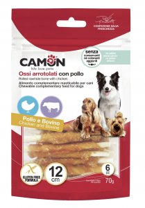 CAMON Rolls masticabili Per cani con pollo 70gr