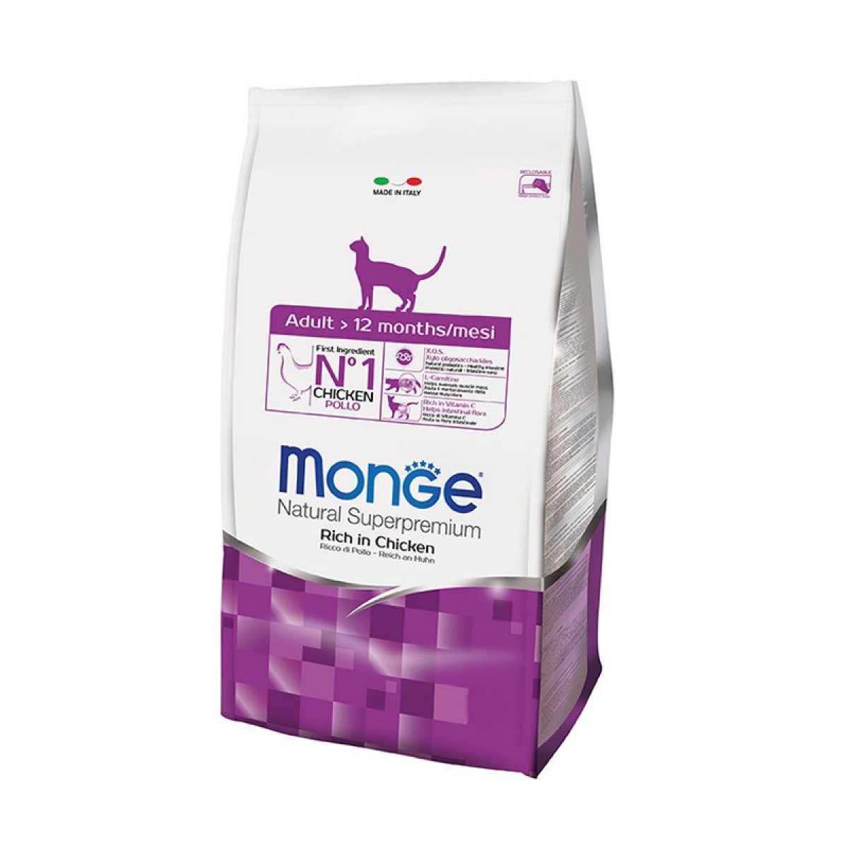 MONGE GATTO SUPERPREMIUM ADULT POLLO 10KG