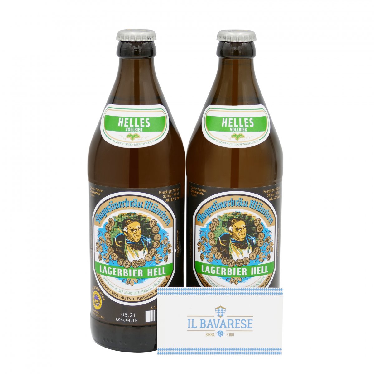 Birra Augustiner Lagerbier Hell Birra Lager Bionda
