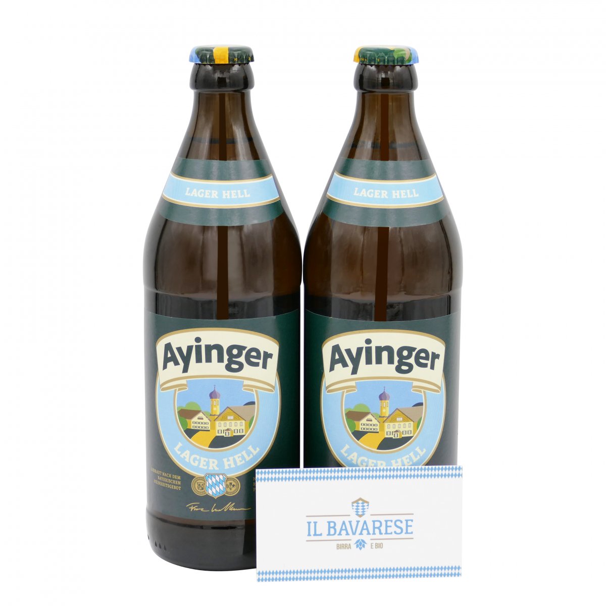 Birra Ayinger Lager Hell Birra Lager Chiara, non pastorizzata, filtrata