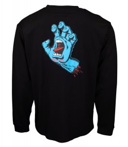 SANTA CRUZ T-Shirt manica lunga Screaming Hand Chest Longsleeve Black