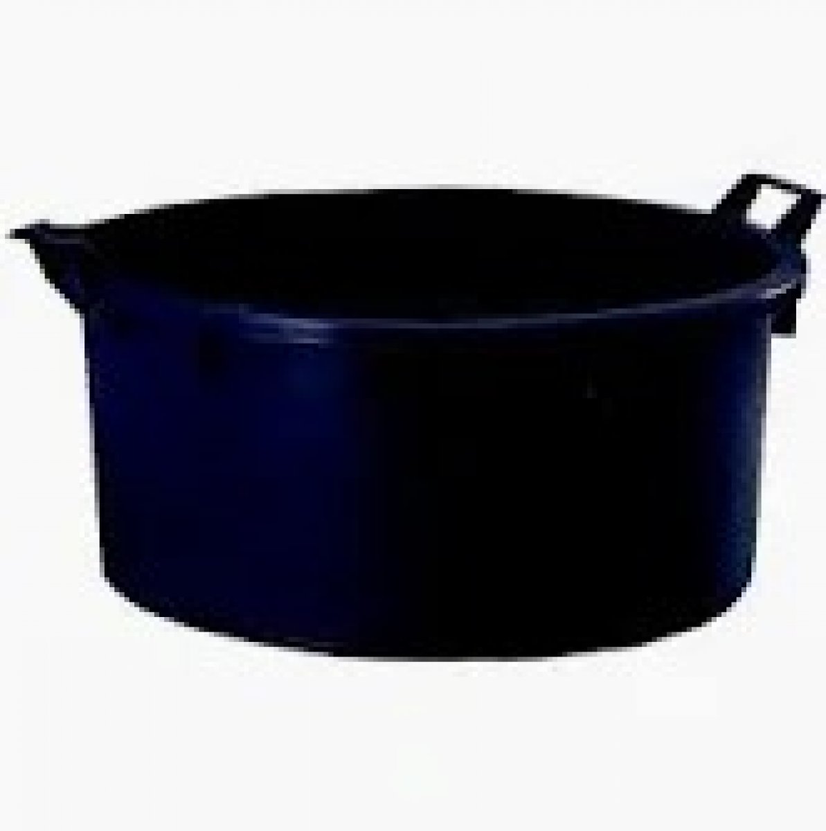 MASTELLO BASSO NERO LT.100 CON MANICI Ø75x h.33 cm ICS