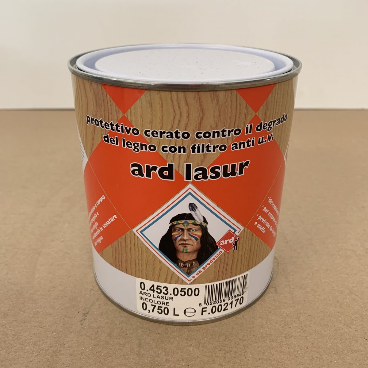 ARD LASUR ARD-RACCANELLO 0,75 lt PROTETTIVO SINTETICO CERATO PER LEGNO 0,75 lt
