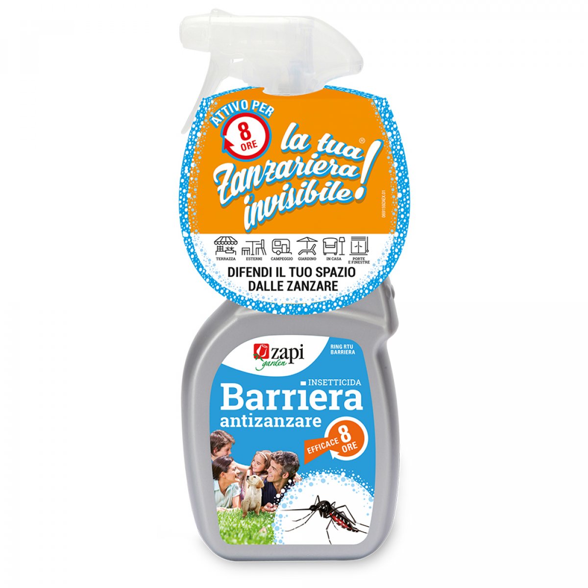 ZAPI BARRIERA INSETTICIDA 8 ORE 400ML