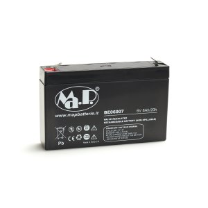 Art. BE 06007 - 6V  8Ah    Accum.Ermet.