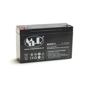 Art. BE 06012 -  6V  12Ah   Accum.Ermet.