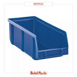 CONTENITORI SOVVRAPPONIBILI TIPO LUNGO CM.10x24x8.3 COLORE BLU