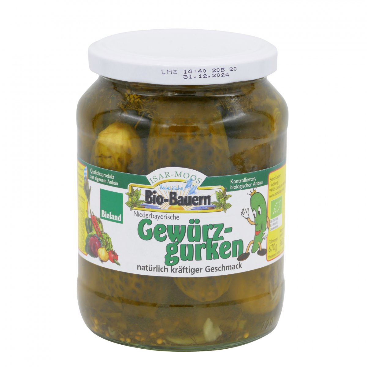 Cetrioli Agrodolci Bio Cetrioli Agrodolci da agricoltura biologica BIOLAND