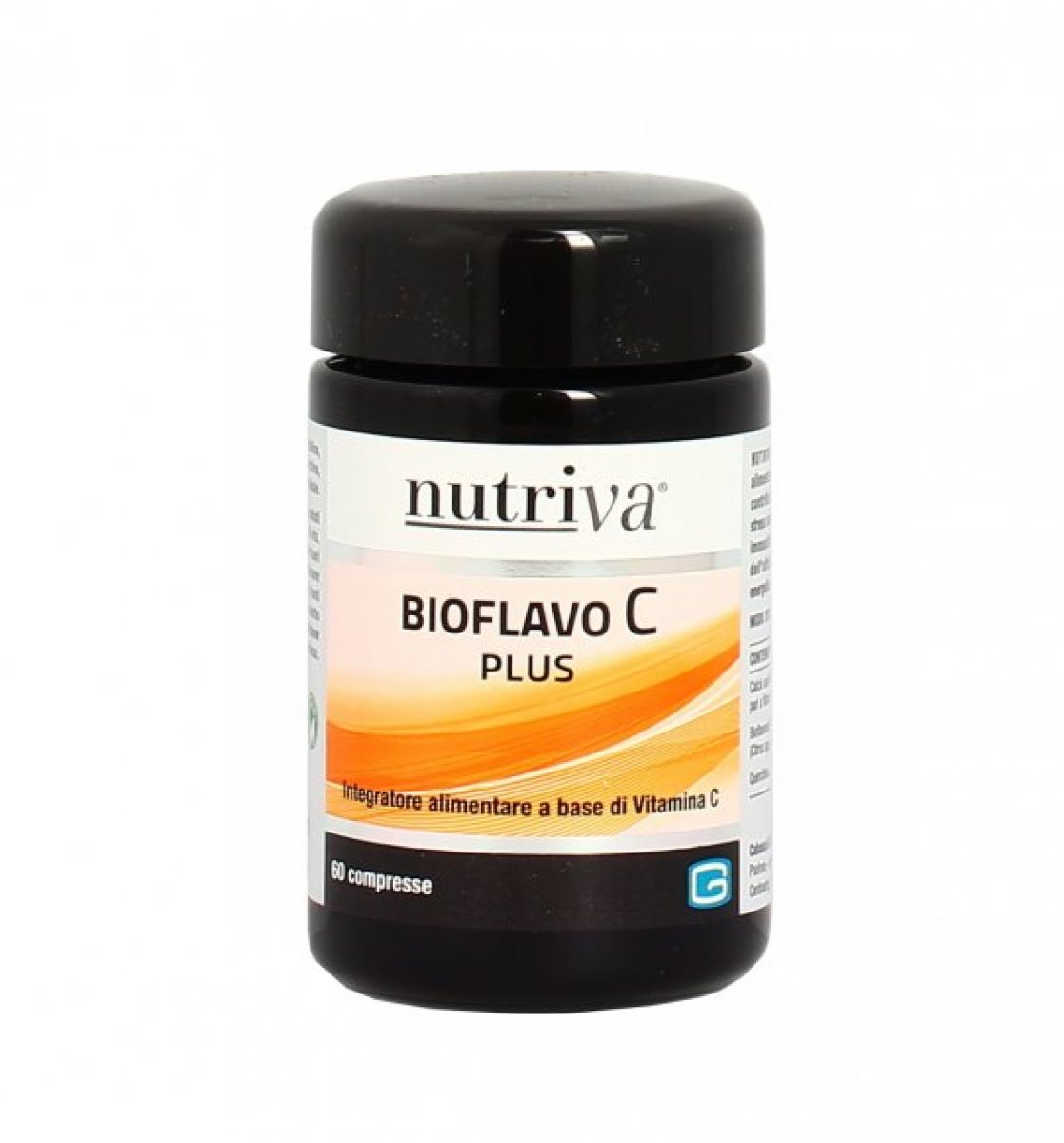 NUTRIVA BIOFLAVO C PLUS Compresse Integratore alimentare utile per il sostegno delle naturali difese immunitarie e per favorire la funzionalità del microcircolo. Confezione da 60 compresse.