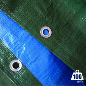 Telo Occhiellato BLU/VERDE MULTIUSO 100 gr. 2x3 MT