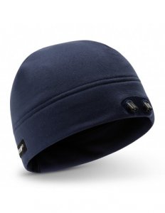 CAPPELLINO IN STOFFA CON LUCE LED - COLORE BLUE